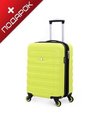 яЧемодан Wenger WG6581227154 TRESA, салатовый, АБС-пластик, 35x23x42 см, 38 л