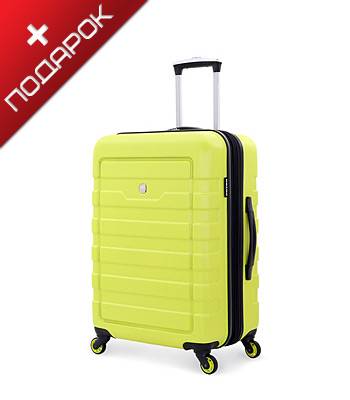 яЧемодан Wenger WG6581227165 TRESA, салатовый, АБС-пластик, 42x27x59 см, 66 л