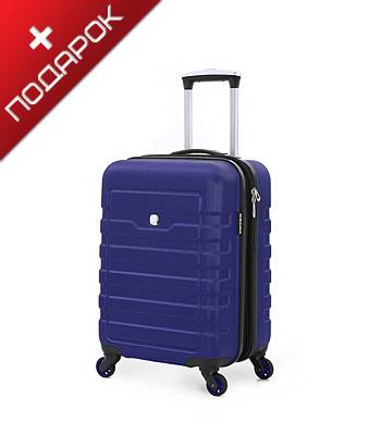 яЧемодан Wenger WG6581343154 TRESA, синий, АБС-пластик, 35x23x42 см, 38 л