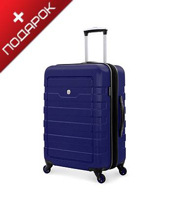 яЧемодан Wenger WG6581343165 TRESA, синий, АБС-пластик, 42x27x59 см, 66 л