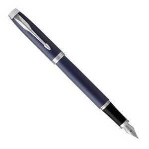 Parker IM Metal 2017 F321 Matte Blue CT перьевая ручка 1931647