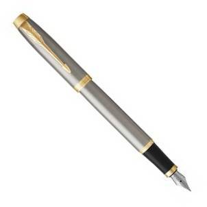 Parker IM Core Brushed Metal GT перьевая ручка (F321) 1931649