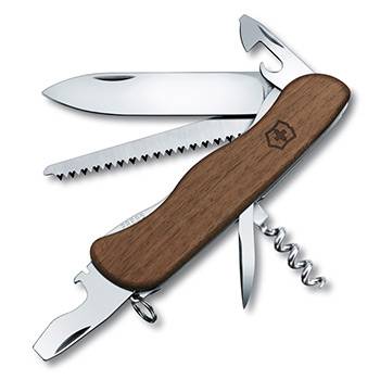 Нож Victorinox 0.8361.63 Forester 111мм, рукоять ореховое дерево