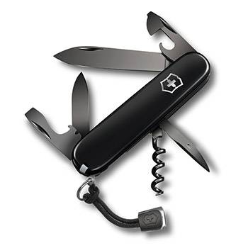 Нож Victorinox 1.3603.3P Spartan офицерский, 91мм, чёрный, с инструментами чёрного цвета