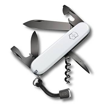 Нож Victorinox 1.3603.7P Spartan офицерский, 91мм, белый, с инструментами чёрного цвета