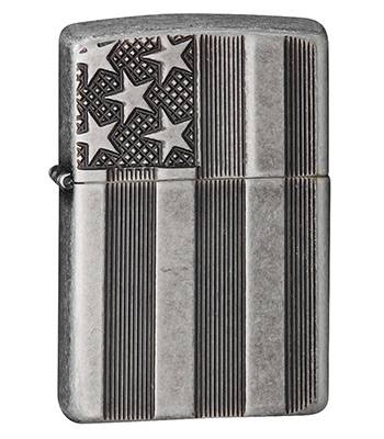 яЗажигалка Zippo 28974 Antique Silver Plate Armor