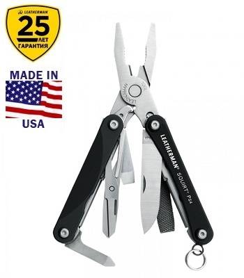 Мультитул Leatherman Squirt PS4 Black 831234 в подарочной упаковке