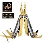 Мультитул Leatherman Charge TTI Gold (24K) 831822 с кожаным чехлом в подарочной упаковке