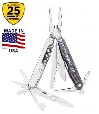 Мультитул Leatherman Juice CS4 Granite 831988 в подарочной упаковке