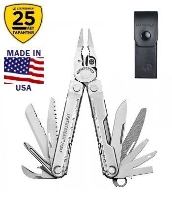 Мультитул Leatherman Rebar 831560 с кожаным чехлом