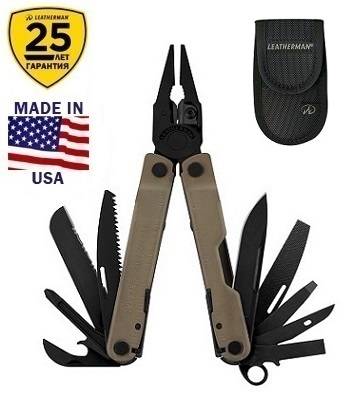 Мультитул Leatherman Rebar Coyote 832406 с нейлоновым чехлом