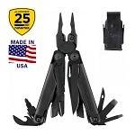 Мультитул Leatherman Surge Black 831334 с кожаным чехлом