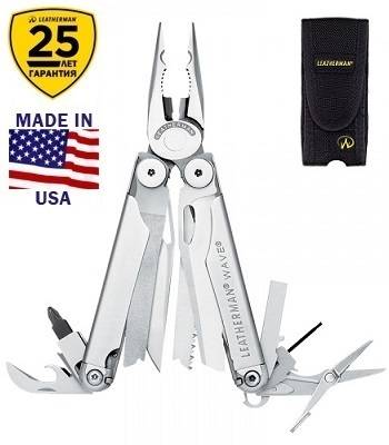 Мультитул Leatherman Wave 830079 с нейлоновым чехлом