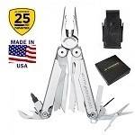 Мультитул Leatherman Wave Gift 830082 с кожаным чехлом в подарочной упаковке