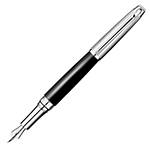 Перьевая ручка Carandache Leman - Bicolor Black Lacquer SP (4799.279)