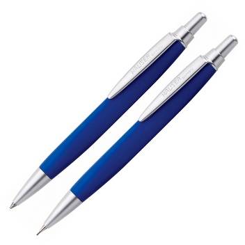 Набор шариковая ручка+механич.карандаш Hauser Triangle H2004SET-blue (корпус - алюминий) 25шт/уп