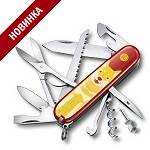 Нож Victorinox 1.3714.E7 Huntsman «Year of the Dog» 2018, 91мм, красный