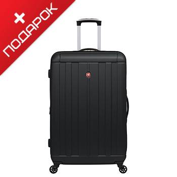 Чемодан Wenger WGR6297202177 USTER, черный, АБС-пластик, 48х30х69 см, 99 л