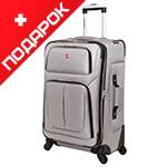 Чемодан Wenger WGR6283434171 SION, Светло-серый, полиэстер 41x22x64 см, 56 л