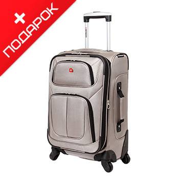 Чемодан Wenger WGR6283434156 SION, Светло-серый, полиэстер 34x19x53 см, 35 л