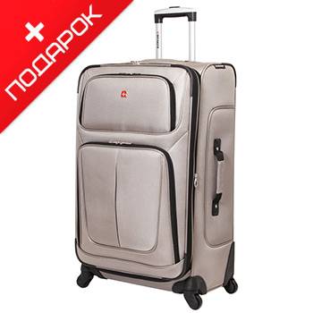 Чемодан Wenger WGR6283434181 SION, Светло-серый, полиэстер 46x27x74 см, 90 л