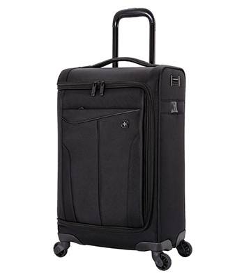 Чемодан Wenger 6067202147 Getaway черный, полиэстер 35x20x63 см, 44 л