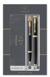 Parker IM Black GT - набор ручки перьевая и шариковая 2093216