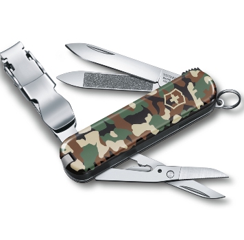 Нож-брелок Victorinox 0.6463.94 NailClip 580, 65 мм, камуфляж