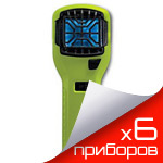 Шесть отпугивателей комаров ThermaCELL (лайм)  MR-300 High Visibility Green Repeller(+расходка 12ч)