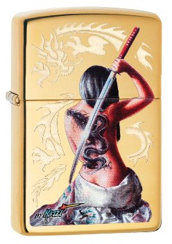 Зажигалка Zippo 29668 Mazzi® High Polish Brass