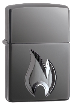 Зажигалка Zippo 29928 Armor™ High Polish Black Ice® Flame