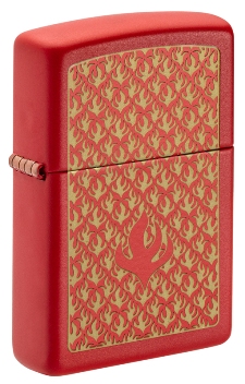 Зажигалка Zippo 49573 Flame Pattern ZIPPO с покрытием Red Matte