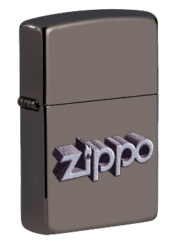 Зажигалка Zippo 49417 Lion Design Black Ice