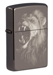 Зажигалка Zippo 49433 Lion Design Black Ice®