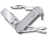 Нож-брелок Victorinox 4.6261.26G16 Victorinox@work с USB-модулем 16 Гб, 58мм, серебристый