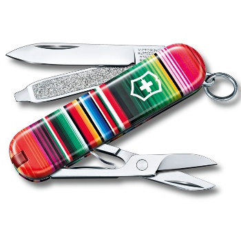 Нож-брелок Victorinox 0.6223.L2101 Classic "Mexican Zarape"  58мм