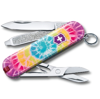 Нож-брелок Victorinox 0.6223.L2103 Classic "Tie Dye"  58мм