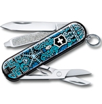 Нож-брелок Victorinox 0.6223.L2108 Classic "Ocean Life"  58мм