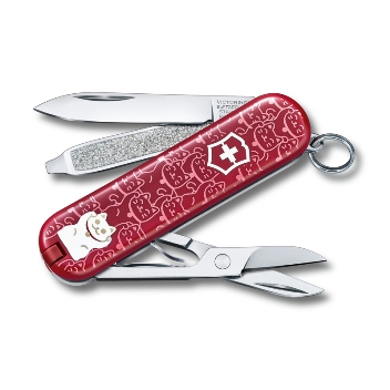 Нож-брелок Victorinox 0.6223.L2106 Classic "Lucky Cat"  58мм