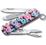 Нож-брелок Victorinox 0.6223.L2107 Classic "Dynamic Floral"  58мм