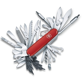 Нож Victorinox 1.6795.XXL SwissСhamp, 91мм, 73 функции красный