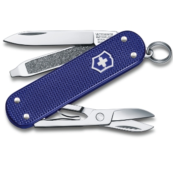 Нож-брелок Victorinox 0.6221.222G Classic SD Alox Colors "Night Dive", 58мм, фиолетовый