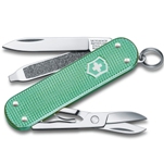 Нож-брелок Victorinox 0.6221.221G Classic SD Alox Colors "Minty Mint", 58мм, мятный