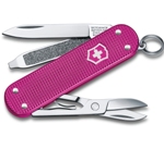 Нож-брелок Victorinox 0.6221.251G Classic SD Alox Colors "Flamingo Party", 58мм, сиреневый