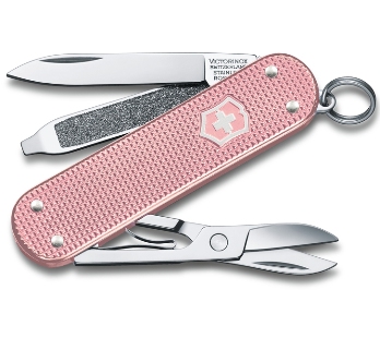 Нож-брелок Victorinox 0.6221.252G Classic SD Alox Colors "Cotton Candy", 58мм, лавандовый