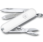 Нож-брелок Victorinox 0.6223.7G Classic SD Colors "Falling Snow", 58мм, белый