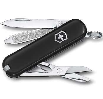Нож-брелок Victorinox 0.6223.3G Classic SD Colors "Dark Illusion", 58мм, черный