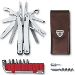 Мультитул Victorinox 3.0235.L SwissTool Spirit XC (105 мм, 35 функций, в кожаном чехле)