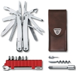 Мультитул Victorinox 3.0236.L SwissTool Spirit XC (105 мм, 36 функций, в кожаном чехле)