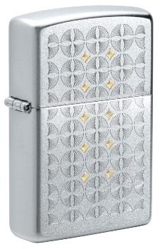 Зажигалка Zippo 49570 Sand Dollar Pattern с покрытием Satin Chrome